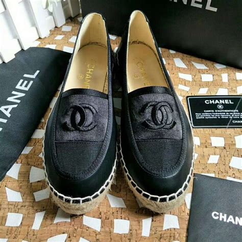 fake chanel leather shoes|knockoff Chanel shoes.